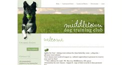 Desktop Screenshot of middletowndogtraining.com